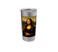 Gioconda di Leonardo da Vinci (1519) Bicchiere termico in acciaio inox doppia parete