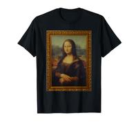 Gioconda di Leonardo da Vinci Rinascimento Art Painting Maglietta