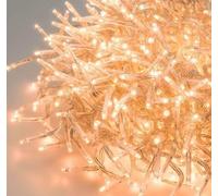 GIOCOPLAST 1000 LED BIANCO CALDO CON CAVO TRASPARENTE 50M 14320538