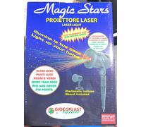 GIOCOPLAST MAGIC STARS Proiettore Laser LUCI NATALIZIE Interno ed esterno Natale [EEK: E]