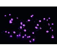 Giocoplast Natale 60 LED viola luce fissa tot.Meter.7.5 lunghezza