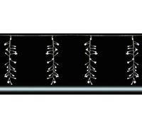 GIOCOPLAST TENDA 7 GRAPPOLI EFFETTO NEVICATA 168 LED BIANCO FREDDO IP44 145 1919