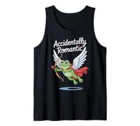 Giocoso Carino Rana Cupido Accidentalmente Romantico Mens Canotta