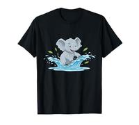 Giocoso Little Elephant Water Splash Kids Maglietta