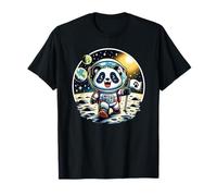 Giocoso Panda Astronauta Space Adventure - Cute Cosmi Maglietta