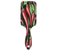 Giocoso Red Chili Black Air Cusion Pettine, Spazzola districante per capelli, pettine antistatico, pettine moderno