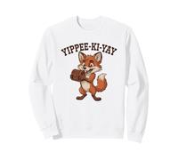 Giocoso Western Yippee-Ki-Yay Cartoon Fox Treasure I Felpa