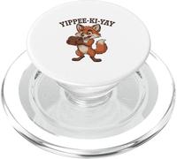 Giocoso Western "YIPPEE-KI-YAY" Cartoon Fox Treasure I PopSockets PopGrip per MagSafe