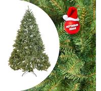 GIODICART Kensington Albero di Natale Realistico, Artificiale in PVC, Base in Metallo, Apertura ad Ombrello (Altezza 240 cm, 2699 rami, diametro max 159 cm)