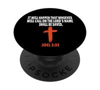 Gioele 2:32 Versetti della Bibbia Scrittura PopSockets PopGrip Adesivo