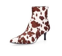 Gioia A. Stivaletti a punta in pelle cavallino con tacco 5,5cm