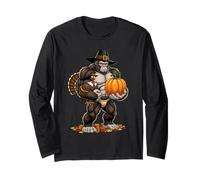 Gioia del Ringraziamento Sei Sette Eccentrico Turchia Maglia a Manica