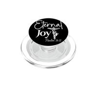 Gioia Eterna Salmo 16:11 Design Cristiano con Croce PopSockets PopGrip per MagSafe