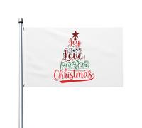 Gioia Speranza Amore Pace Natale Bandiere Di Benvenuto Con 2 Occhielli Garden Flag Resistente Alle Intemperie Bandiere Da Giardino Per Patio Interni Esterni 90X150 Cm