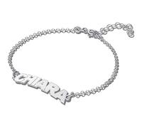 GioiaPura, Bracciale con Nome in Argento Sterling 925 rodiato. Prodotto in Italia. Nome Chiara - Collezione Nominum. Idea Regalo