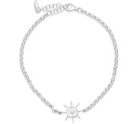 GioiaPura Bracciale da Uomo Bracciale in Argento 925 con Centrale a Forma di timone. Chiusura a moschettone. Misure: 20+3. La referenza è RMBR21788