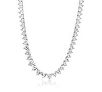 GioiaPura Collana tennis da donna Gioiello realizzato in argento 925 con zirconi di colore bianco. Lunghezza: 40 cm. Chiusura: con moschettone. Simbolo: cuore. La referenza è ins028ct505rhwh