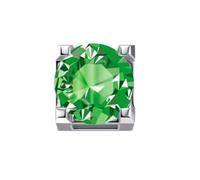 gioielleria Griffe in oro bianco e ametista verde Elements DonnaOro DCHY9316