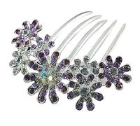 Gioielli Accessori per capelli con diamanti in cristallo Pettine per capelli con disco di strass di lusso Molto pratico e popolareProfessionale e alla moda