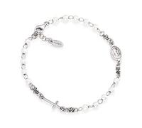 GIOIELLI AMEN BRACCIALE UNISEX ROSARIO CLASSICO ARGENTO 925 BROBB3