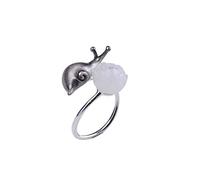 Gioielli anelli in stile cinese S925 Gioielli Gioielli Pure Thai Donna Lotus Nefrite Design di apertura di anello