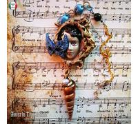 Gioielli Art Deco Bigiotteria Maschera Teatro Attore Collana Conchiglia Barocco