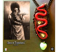gioielli art deco nouveau collana pendaglio bigiotteria lusso serpente mela raro