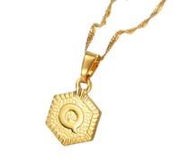 Gioielli AZ Lettere Color Charm Collane a Sospensione per Donne la Sua Catena alfabetica Iniziale Inglese Best #114006 Accessori alla Moda di Moda Crea Creativa per Donne e Uomini