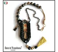 gioielli bigiotteria donna collana pendente catena perle pietre brand matrioska
