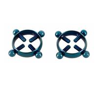 Gioielli capezzoli Bad Kitty Blu 1 St