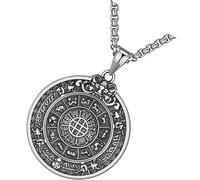 Gioielli Collana Retrò Per Uomo Vintage Uomini Titanium Steel Necklace