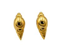 Gioielli con Conchiglia da Spiaggia con Borchie in Argento 925 - 81stgeneration