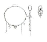 Gioielli contemporanei Ensembles Star Aircraft Ciondolo Orecchini Set Accessori in Lega Adatto per Tutti i Giorni Accessori In Lega Moda