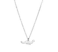 Gioielli da Donna Collana con Catena a Forma di clavicola con Pendente a Forma di Dinosauro a Coda Lunga Artigianato fine Fashion Book