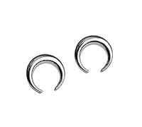 Gioielli da Donna in Stile Coreano a Forma di Arco New Moon Open Hoop Ear Studs Gioielli Eleganti e Popolari Fashion Book