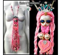 gioielli da donna lusso collana bambola NO oro argento diamante bambola barbie