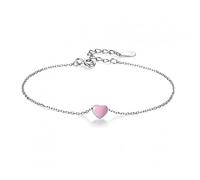 Gioielli da Donna Orecchini a Bottone con Piccole Impronte d'Amore Rosse da 5 mm x 6 mm