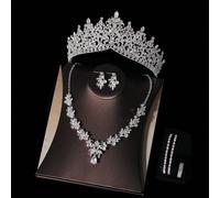 Gioielli da sposa eternamente brillanti, inclusi copricapi in cristallo, collane, orecchini e bracciali, progettati esclusivamente come accessori per il giorno del matrimonio. Tagli Unicavetro,Lega di