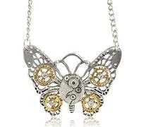 Gioielli della Collana del Pendente dell'ingranaggio dell'ape della Farfalla del Gufo di Steampunk dell'Annata Molto pratici e Popolari Practical Treatment