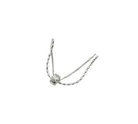 Gioielli delle signore della collana dell'anello dell'olivo doppio dell'argento sterlina -LD0486