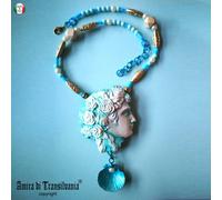 Gioielli di Lusso Collana Moda Pendente Design Statua Greca Conchiglia Perle Oro