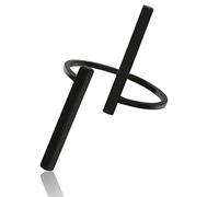 Gioielli di moda Anelli aperti Misura libera Regolabile Oro Nero Argento Coppia Anello per uomo amp; Gioielli da donna 1 pezzoDesign intelligente