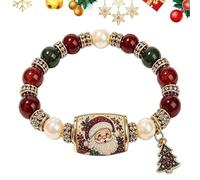 Gioielli Di Natale Bangle Regolabile Feste Di Feste Perline Di Per, Se