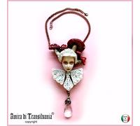 Gioielli Donna Collana Bambola Piccolo Principe Pendente Bigiotteria Art Deco
