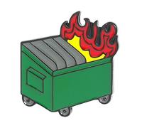 Gioielli Dumpster Fuoco Smalto Spille Bad Hair Day Spille Distintivi Moda Pin Anno Per Amici Durata e attrazione