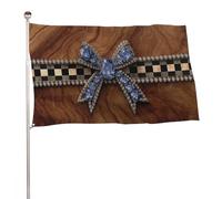 Gioielli E Pietre Gemme Fiocco su Bandiera Legno Marrone 9,6 x 1,5 m Outdoor Giardino Bandiere Banner Decor Per Cortile Portico Prato Fattoria