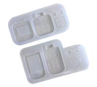 Gioielli epossidici del silicone epossidico della colata del telefono della muffa dell'agitatore della resina per la decorazione del pendente