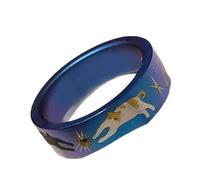 Gioielli felini blu in avanti con giocosi gatti che saltano a forma di design alla moda accessorio alla moda accessorio alla moda