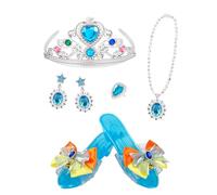 Gioielli Giocattolo da Principessa,per cosplay per bambine - Set Scarpe Travestimento Principessa | Per il Gioco, il Compleanno, Halloween, le Festività, la Recita e gli Eventi