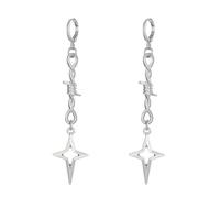 Gioielli gotici Crocifisso Giove Orecchini a goccia Stitch Rivetto Orecchio Fibbia Bordo Spike Orecchini Accessori Eleganti